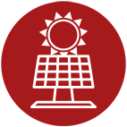 renteca bess system solar panel icon